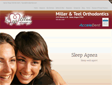 Tablet Screenshot of orthobymiller.com